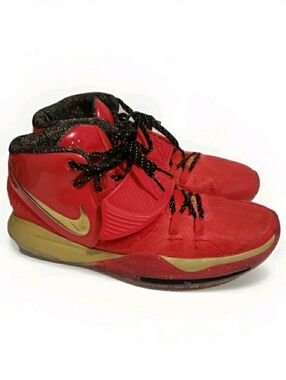 Nike Kyrie 6 Trophies NBA ASG 2020 Red Gold Men’s Size 14 CD5026-900 Maintained